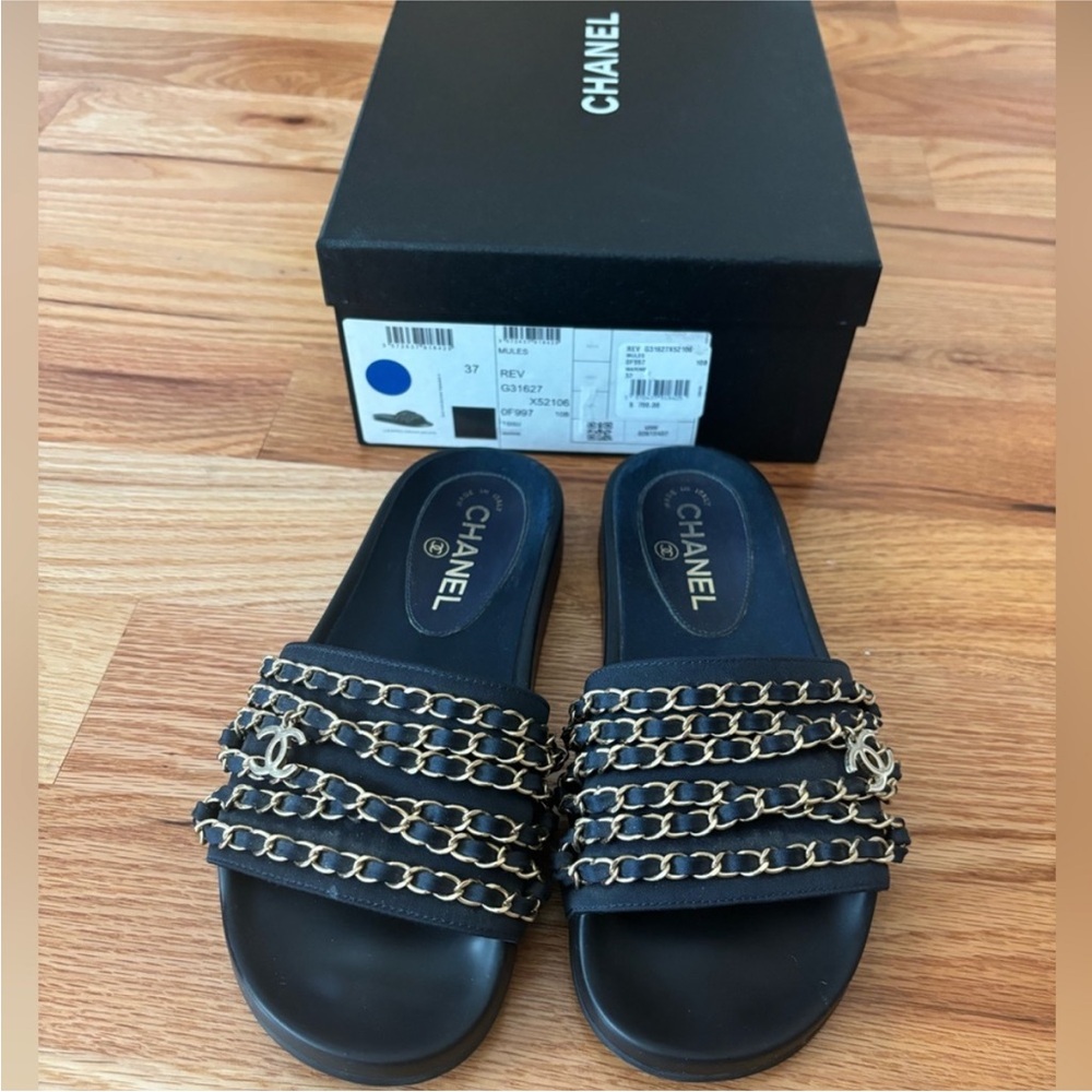 Chanel Chain Slides